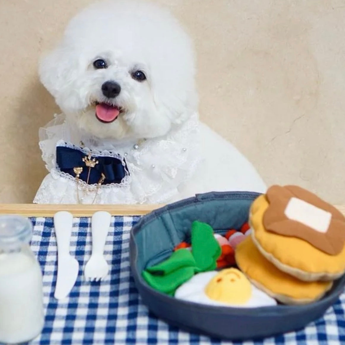 🥓 Bacon Breakfast Set Squeaky Toy