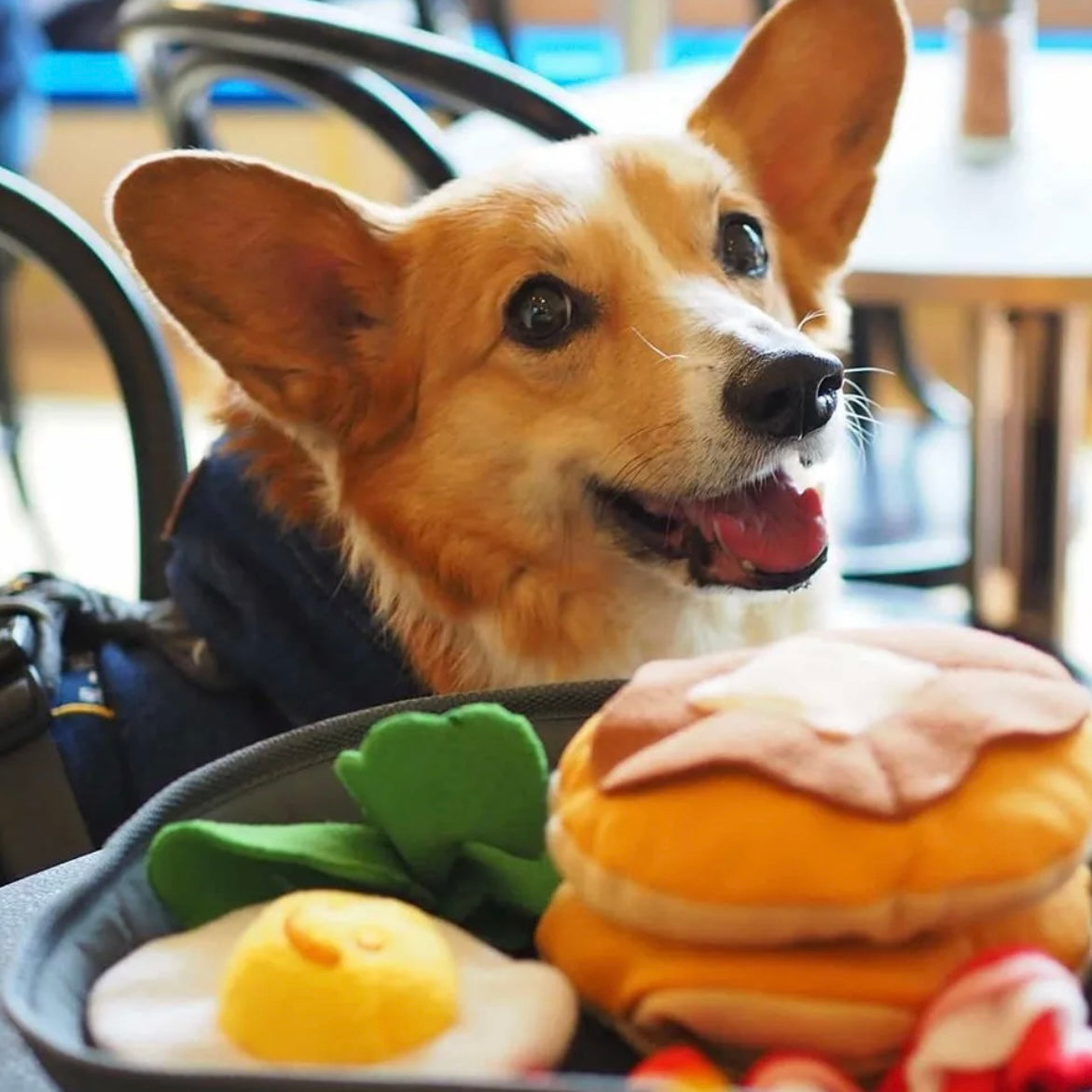 🥓 Bacon Breakfast Set Squeaky Toy