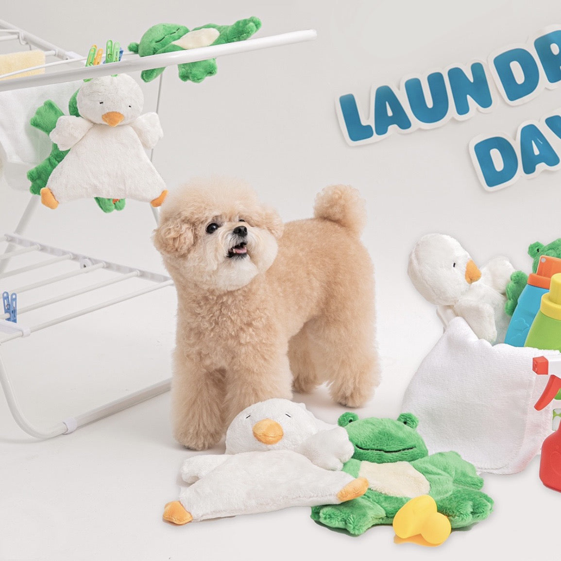 🐸Hug Me Frog & Duck Tug Toy🦆