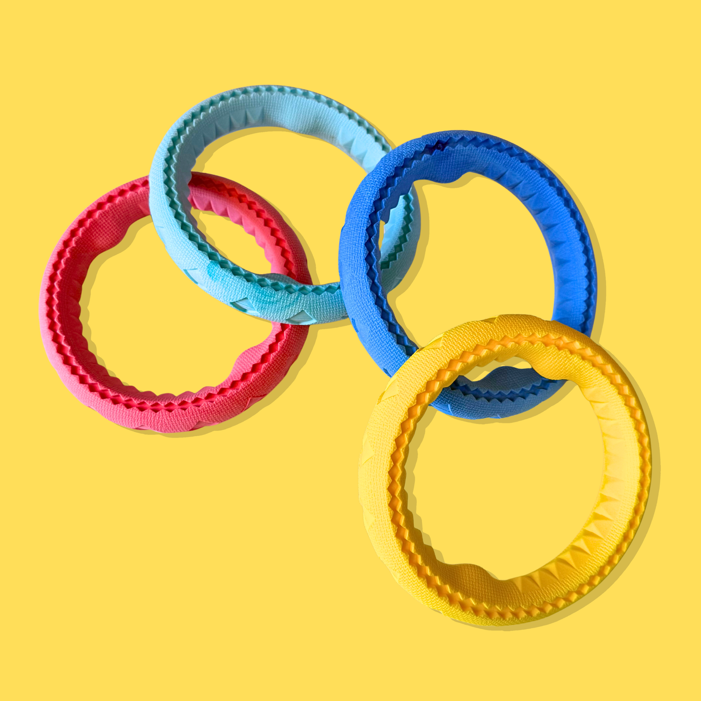 💛 Interactive Tug Ring [Bright Yellow]