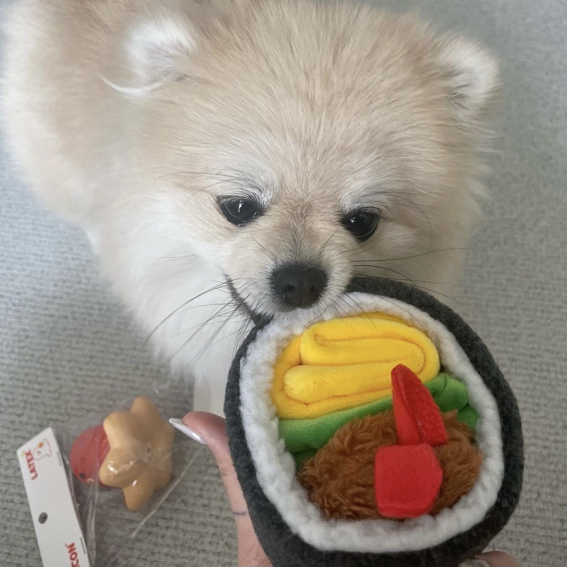 🍱 Korean Sushi Roll Nosework Toy Set