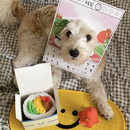 🍱 Korean Sushi Roll Nosework Toy Set