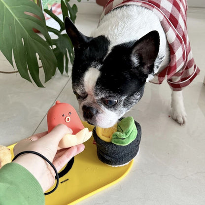 🍱 Korean Sushi Roll Nosework Toy Set