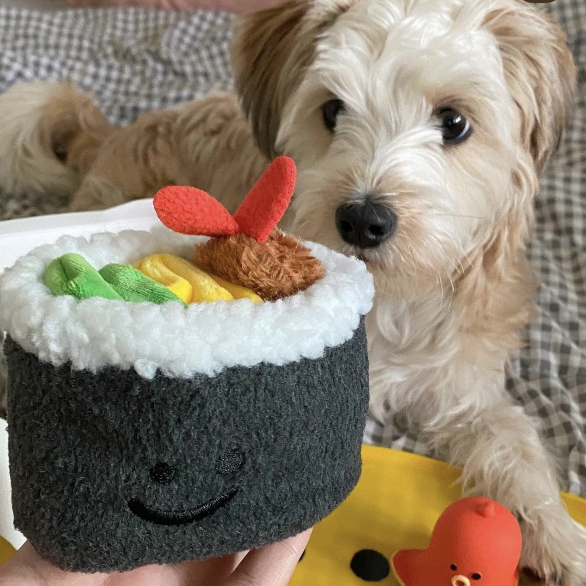 🍱 Korean Sushi Roll Nosework Toy Set