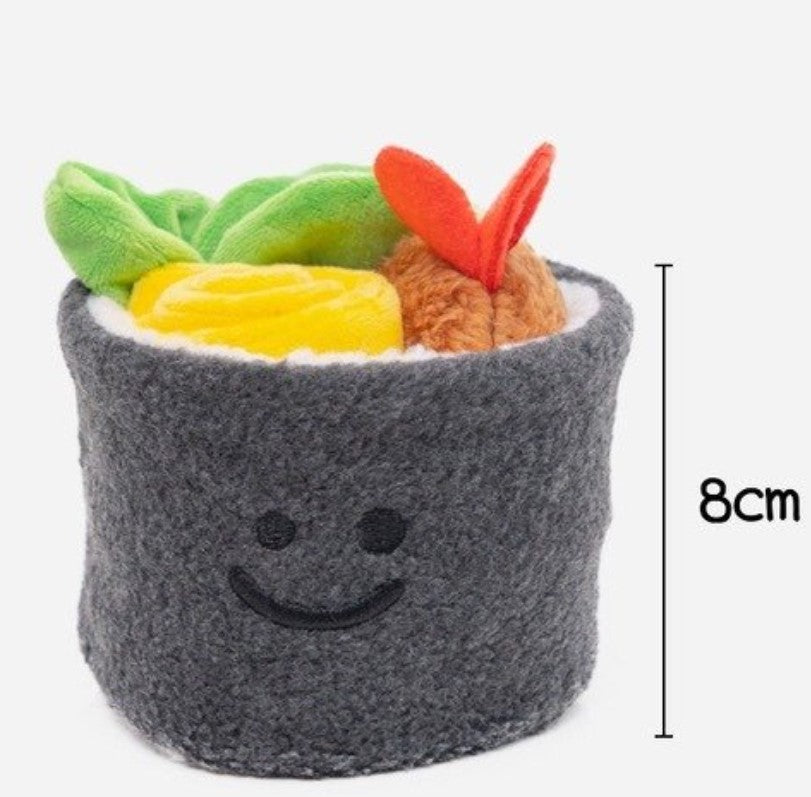 🍱 Korean Sushi Roll Nosework Toy Set