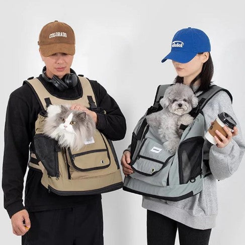 Mountain Style Pet Front Carrier [Brown Black - Pre-Order]