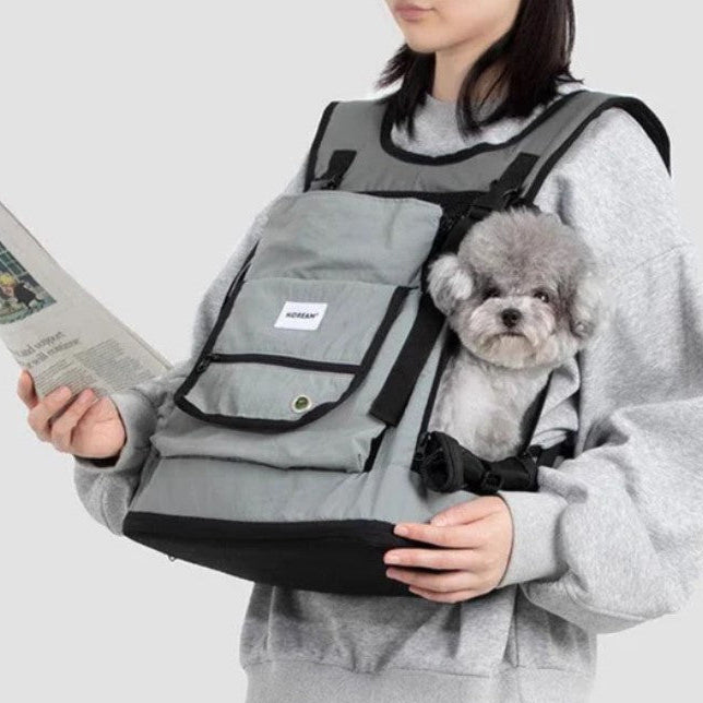 Mountain Style Pet Front Carrier [Volcano Grey - Pre-Order]