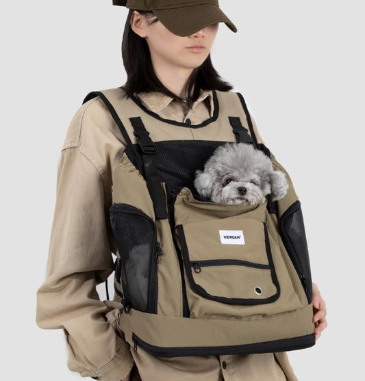 Mountain Style Pet Front Carrier [Brown Black - Pre-Order]
