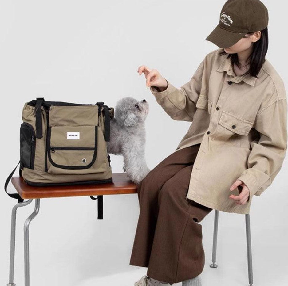 Mountain Style Pet Front Carrier [Brown Black - Pre-Order]