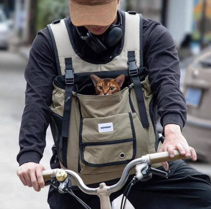 Mountain Style Pet Front Carrier [Brown Black - Pre-Order]
