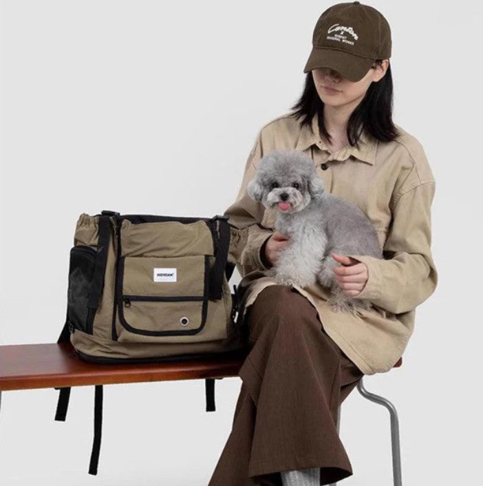 Mountain Style Pet Front Carrier [Brown Black - Pre-Order]