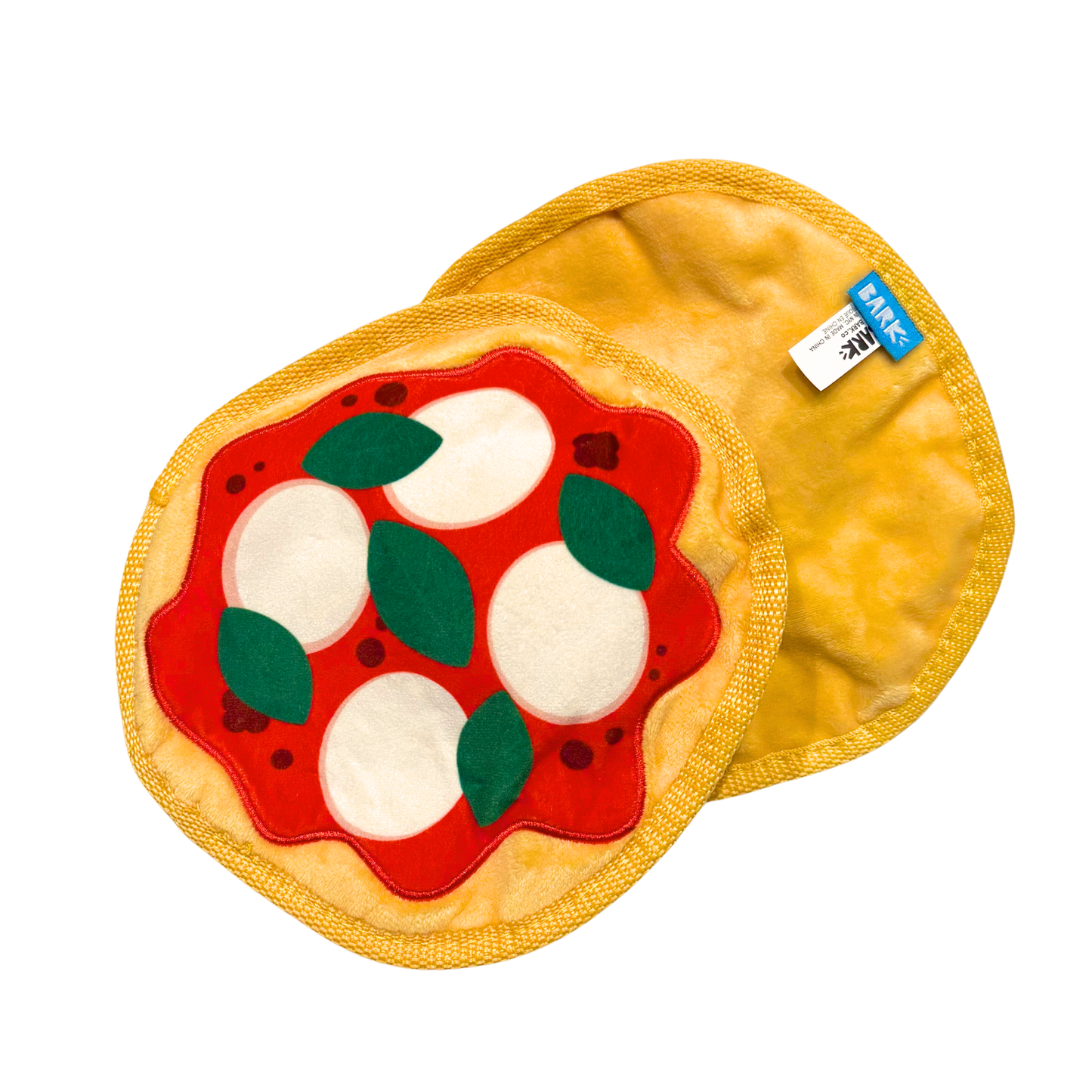 Two pizza-shaped plush Squeaky dog Toy 