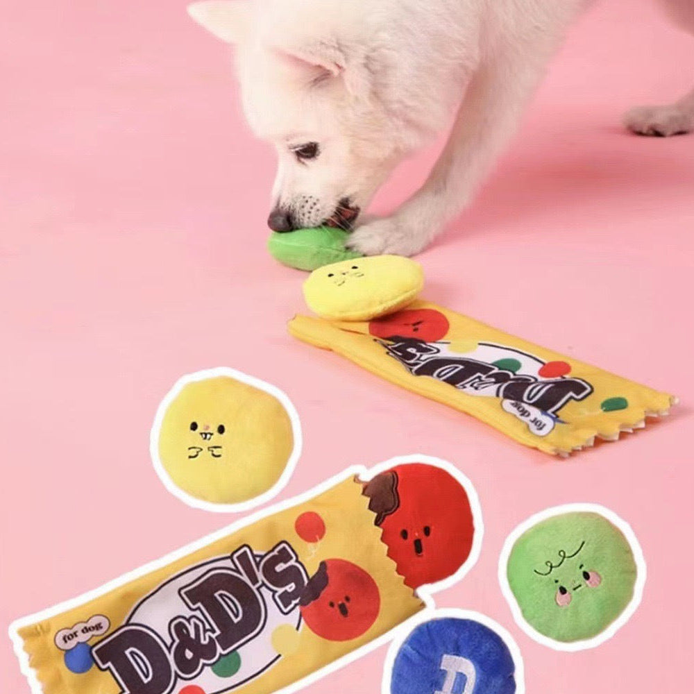 🌈 Rainbow Candy Nosework Plush Toy