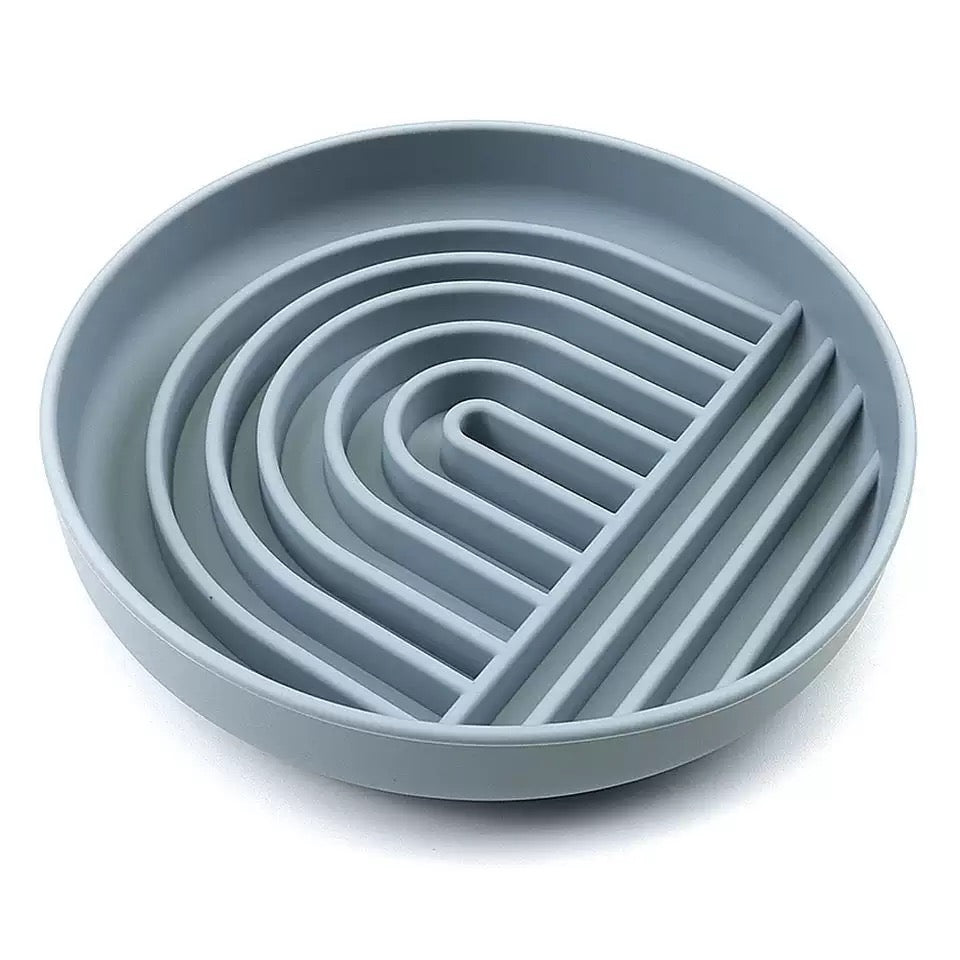 Rainbow Slow Feeder Bowl [Blue]
