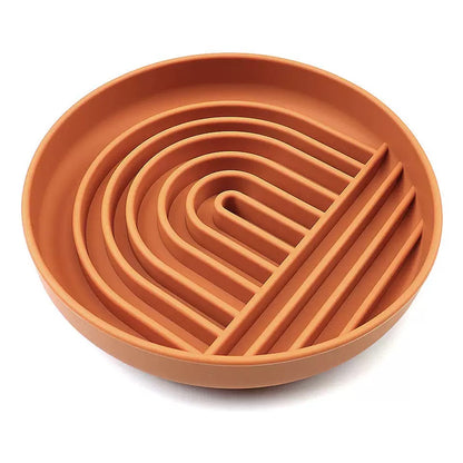 Rainbow Slow Feeder Bowl [Orange]