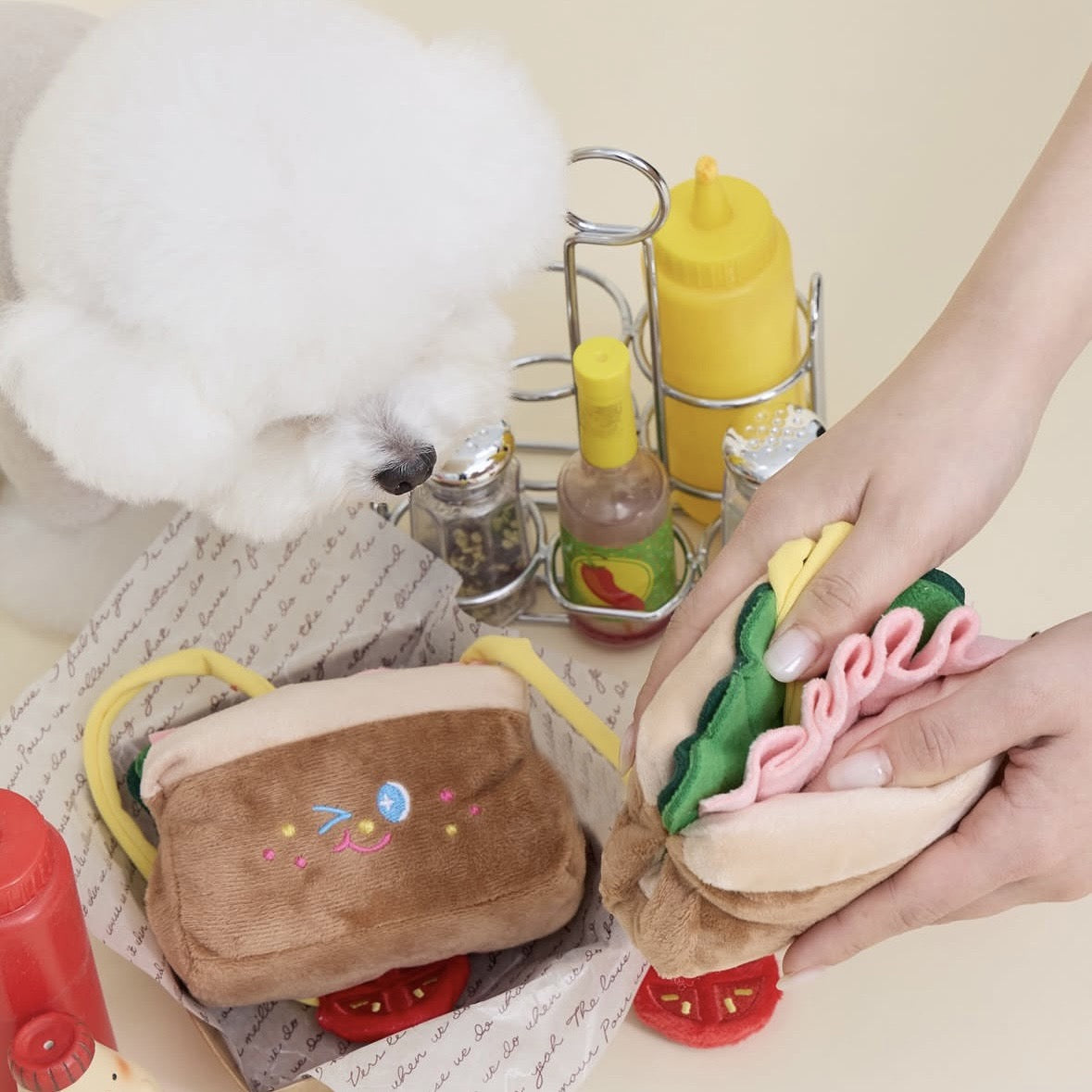 🥪Sandwich Nosework Toy