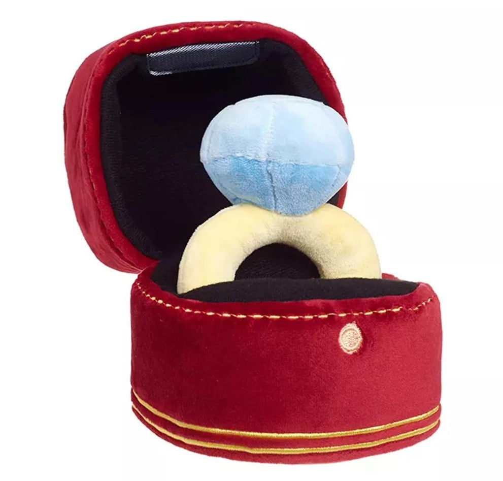 💍Diamond Ring Box Plush Dog Toy