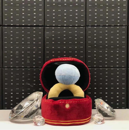 💍Diamond Ring Box Plush Dog Toy