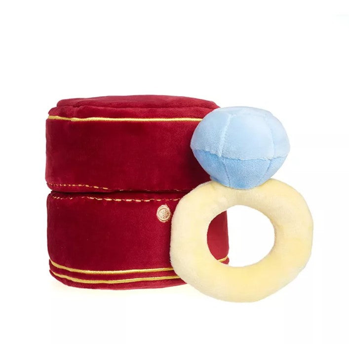 💍Diamond Ring Box Plush Dog Toy
