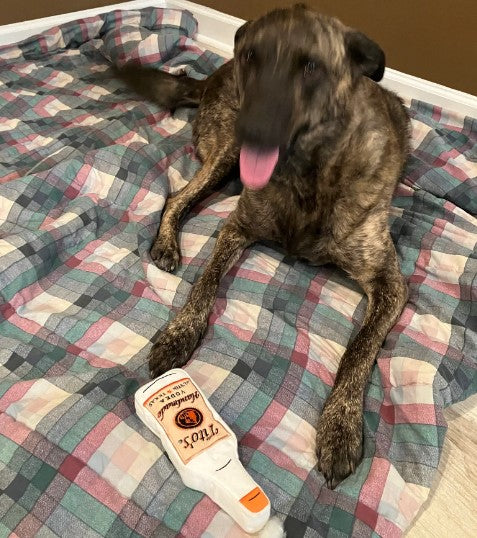 🥃 Tito’s Handmade Vodka Squeaky Dog Toy