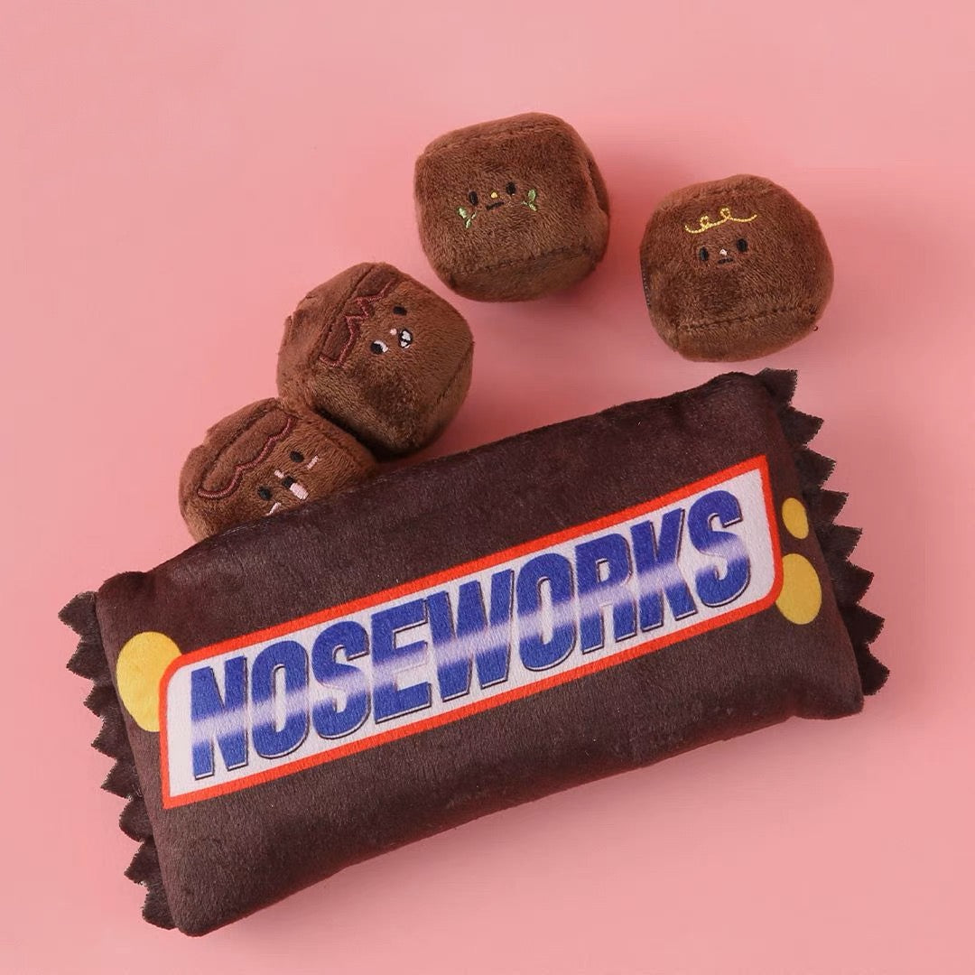 🍫 Snickers Bar Nosework Plush Toy