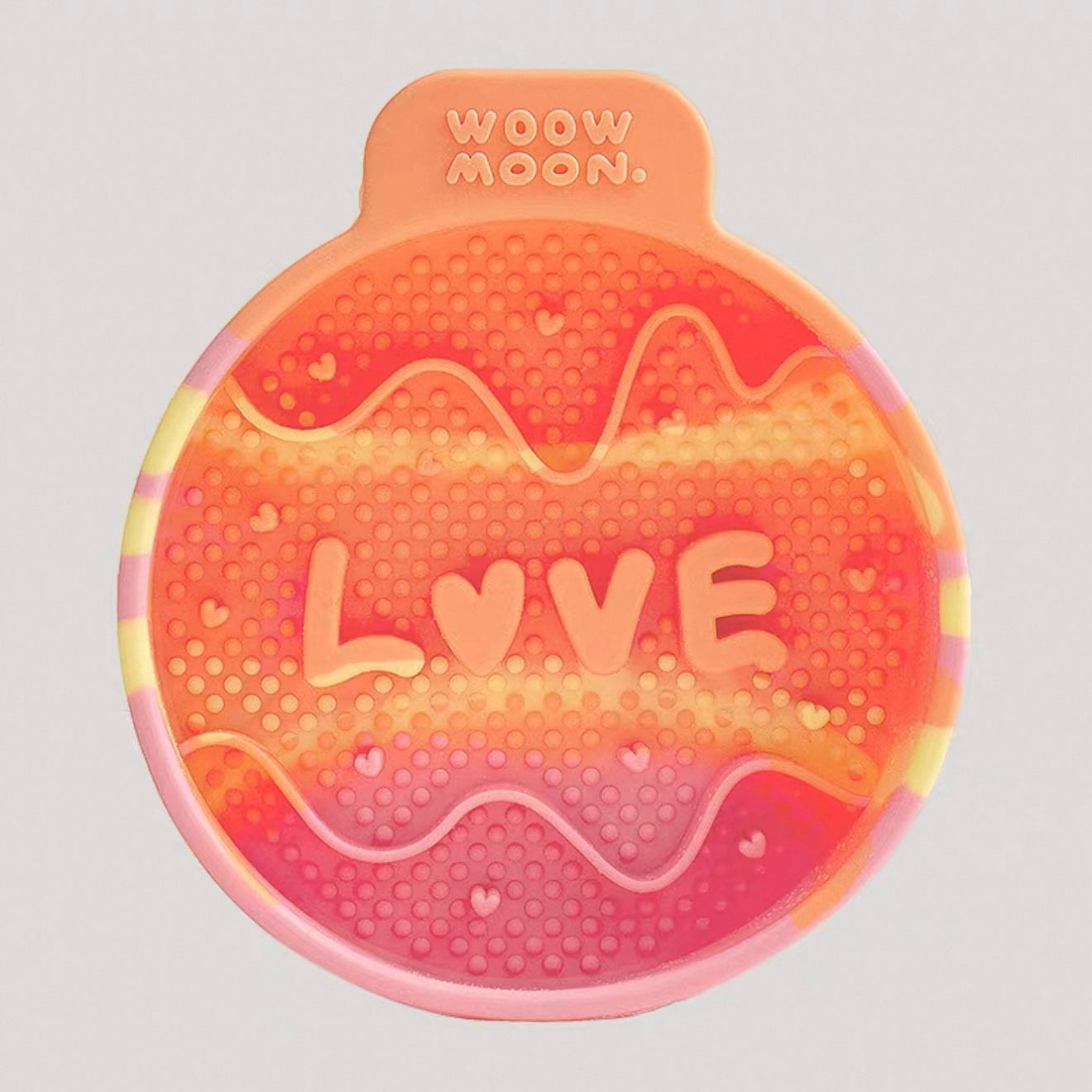 🐰WOOW Moon Silicone Slow Feeder Pet Bowl [Orange Jelly]🐣