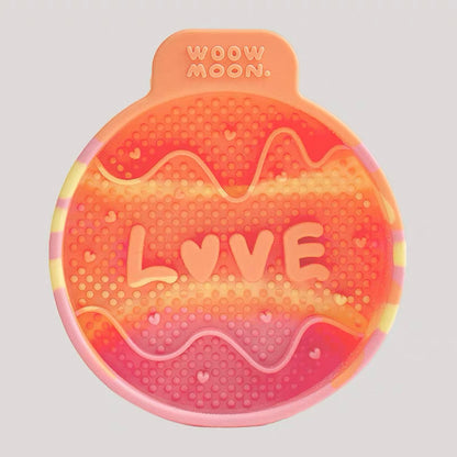 🐰WOOW Moon Silicone Slow Feeder Pet Bowl [Orange Jelly]🐣