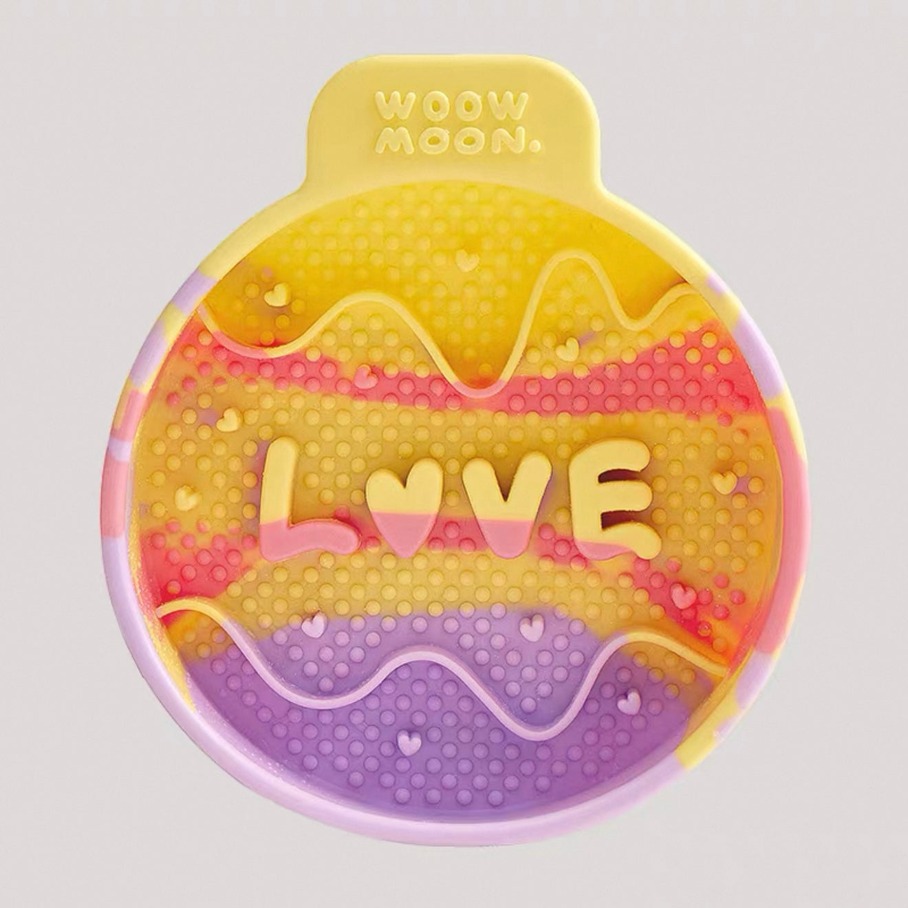 🐰WOOW Moon Silicone Slow Feeder Pet Bowl [Lemon Purple]🐣