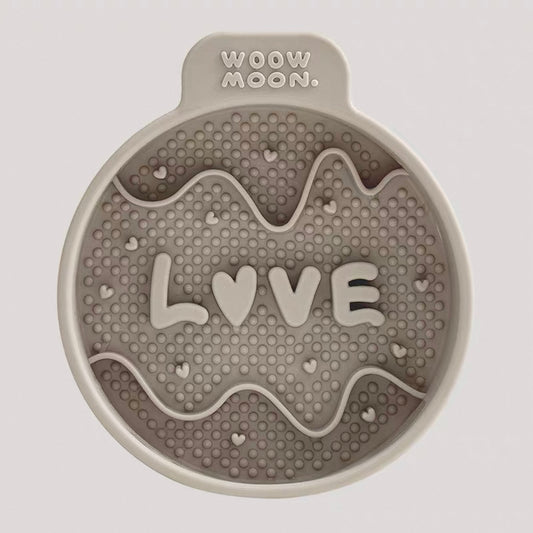 🐰WOOW Moon Silicone Slow Feeder Pet Bowl [Elephant Grey]🐣