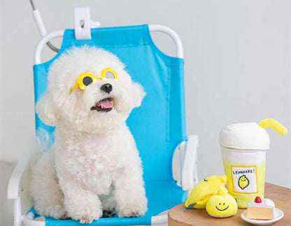 🍋 Lemon Tea Hide-and-Seek Sniffing and Squeaky Toy