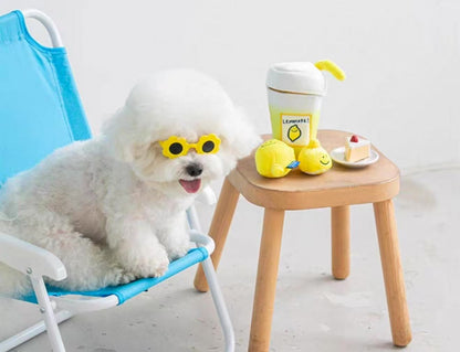 🍋 Lemon Tea Hide-and-Seek Sniffing and Squeaky Toy
