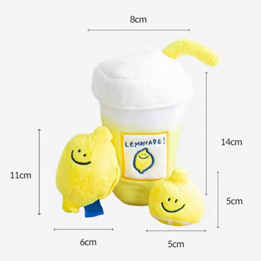 🍋 Lemon Tea Hide-and-Seek Sniffing and Squeaky Toy