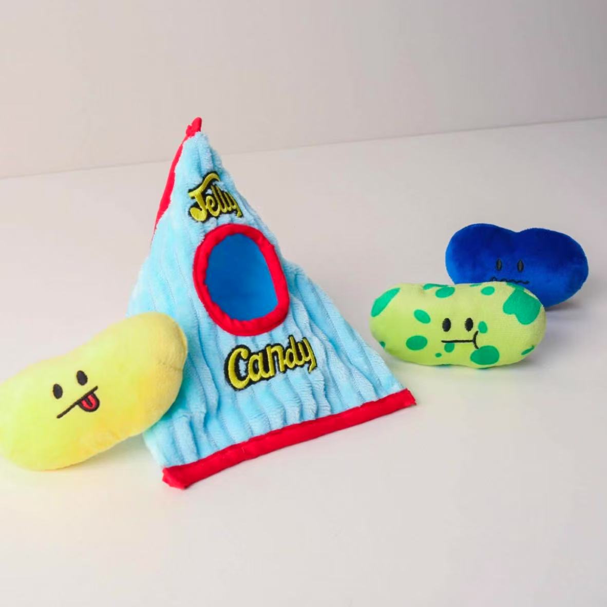 🍬 Jellybean Set Squeaky Hide-and-Seek Toy