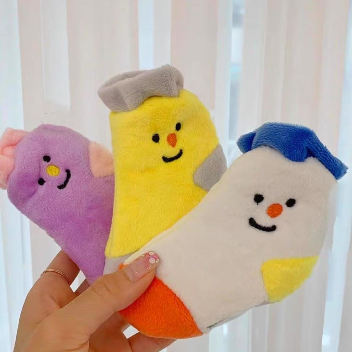 🧦 Hide-and-Seek BB Squeaky Socks Toy [Set of 3]