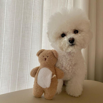 🧸 Heart-Shaped Bear Hide-and-Seek Cuddle Pillow Toy