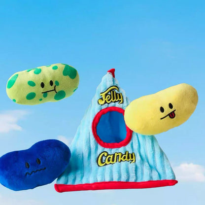 🍬 Jellybean Set Squeaky Hide-and-Seek Toy