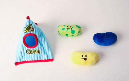 🍬 Jellybean Set Squeaky Hide-and-Seek Toy