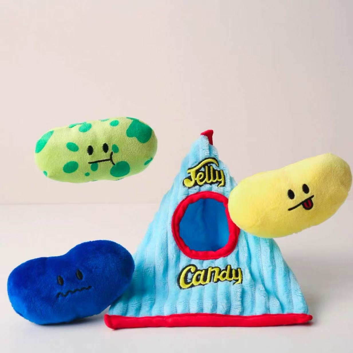 🍬 Jellybean Set Squeaky Hide-and-Seek Toy