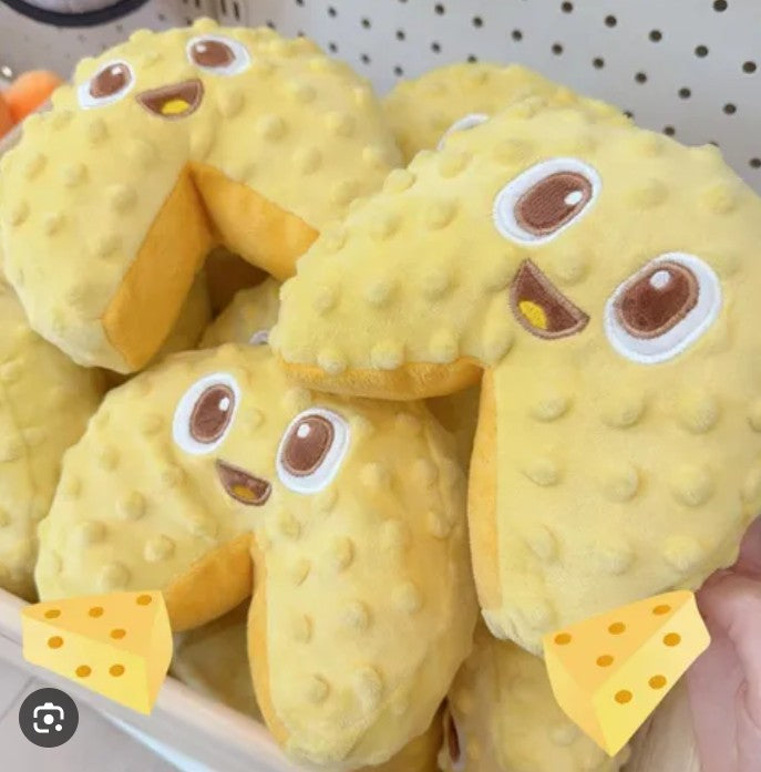 🧀 Sheddar Cheese Squeaky Toy