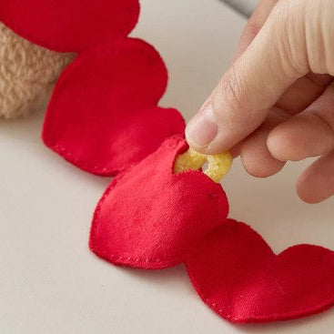 🧸 Heart-Shaped Bear Hide-and-Seek Cuddle Pillow Toy