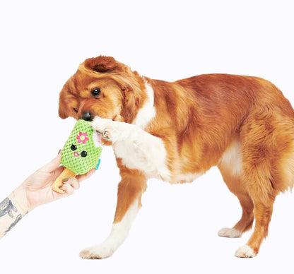 🍧Green & Pink Popsicle with Stick Tug Toy