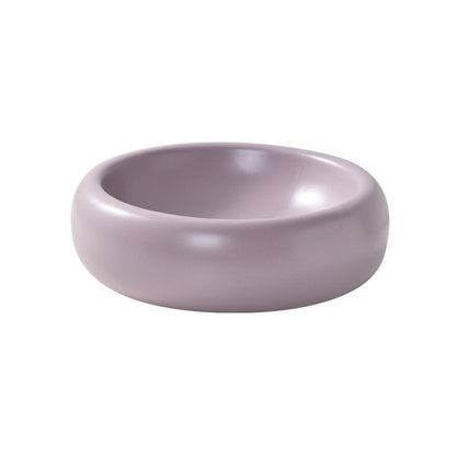 Donut Ceramic Single Layer Pet Bowl [Taro Purple]