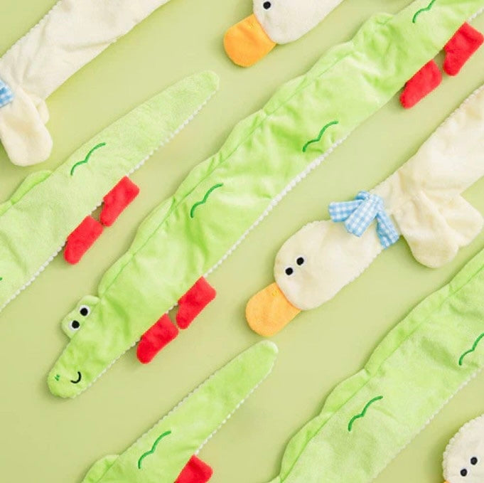 🐊 Long Longs Furry Friends Tug Toy🪿