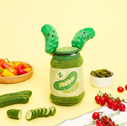 🥒Fresh Pickles Jar Tug Toy