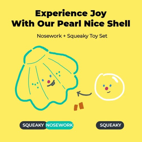 🐚 Shell and Pearl Sniffing Toy