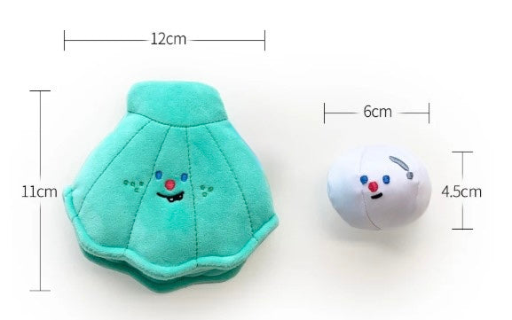 🐚 Shell and Pearl Sniffing Toy