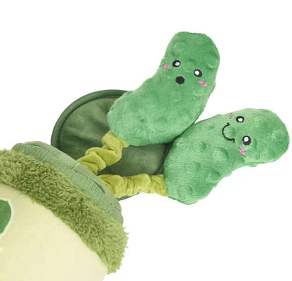🥒Fresh Pickles Jar Tug Toy