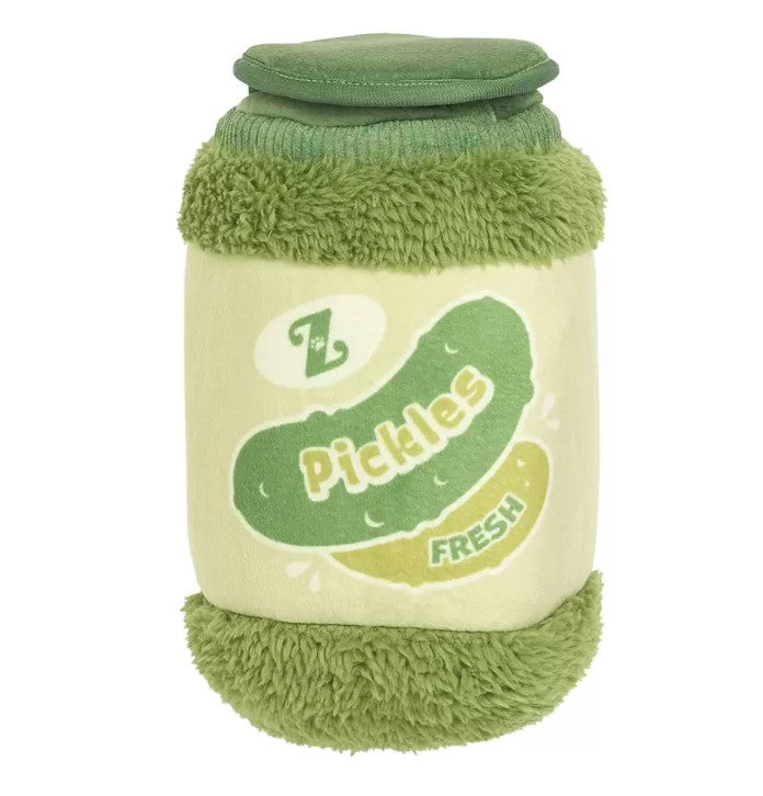 🥒Fresh Pickles Jar Tug Toy
